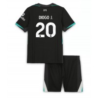 Camiseta Liverpool Diogo Jota #20 Visitante Equipación para niños 2024-25 manga corta (+ pantalones cortos)